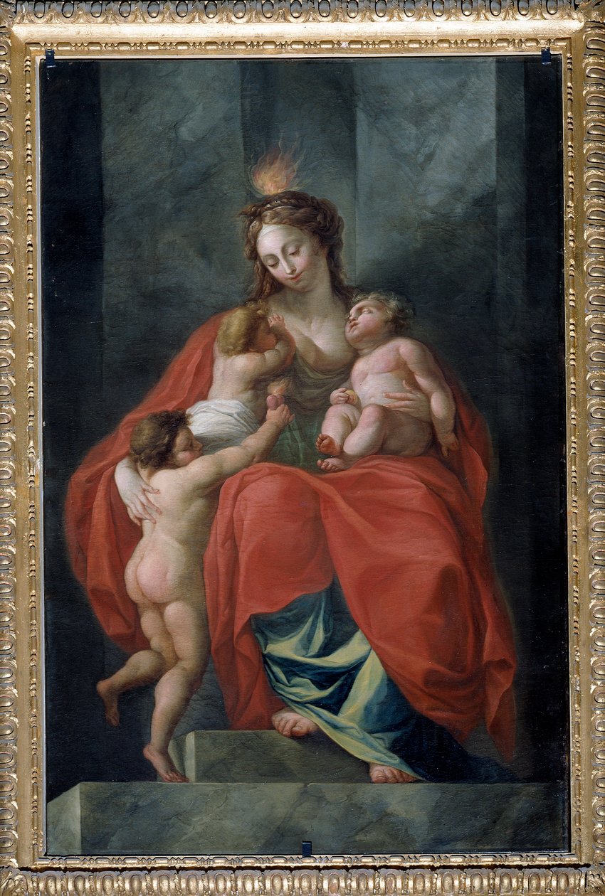 共和国の 13 の価値観の寓話: 慈善団体 (絵画、1783 年以降) 作： カルロジュゼッペラッティ