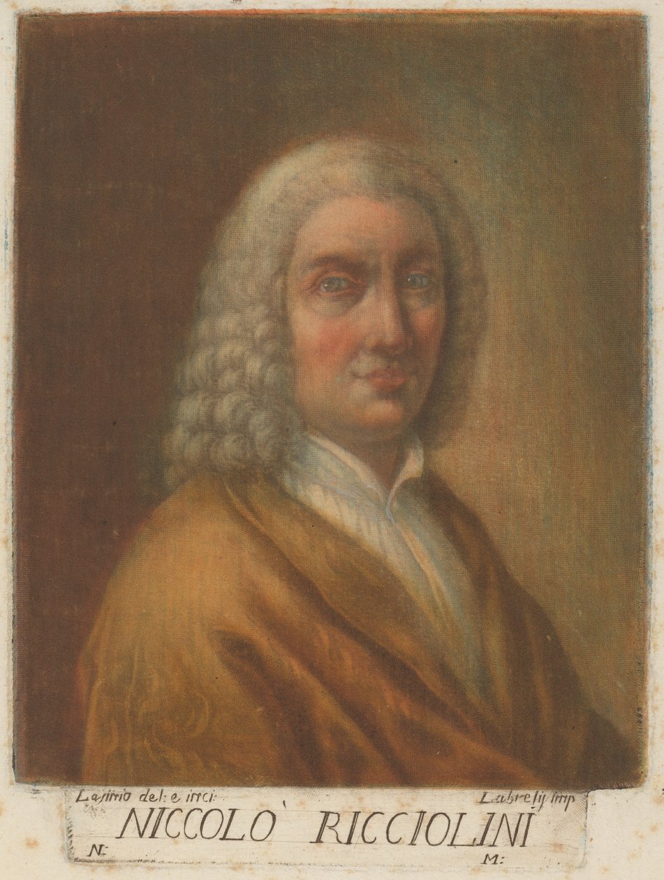 ニッコロ・リッチョリーニ、1789年。 作： カルロラシニオ