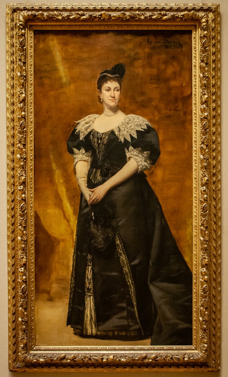 ウィリアム・アスター夫人（キャロライン・ウェブスター・シャーマーホーン、1831～1908年） 作： カロラス・デュラン