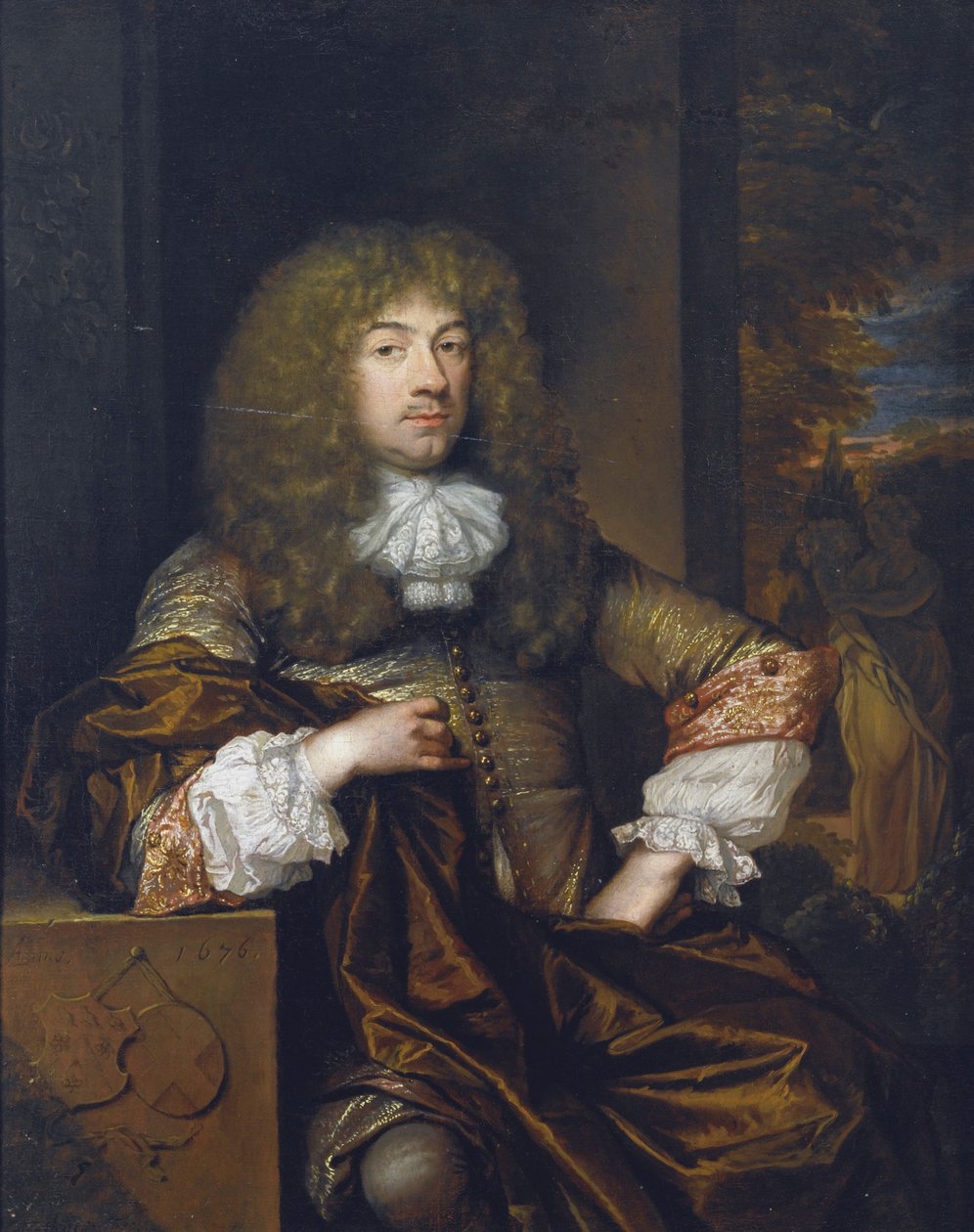 ヤン・ブーデン・クールテン（1635-1716）の肖像 作： キャスパー・ネッシャー