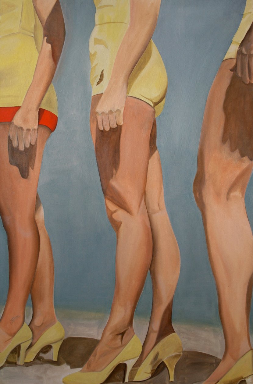 Legs, 2007（キャンバスに油彩） 作： キャシー・ロマックス