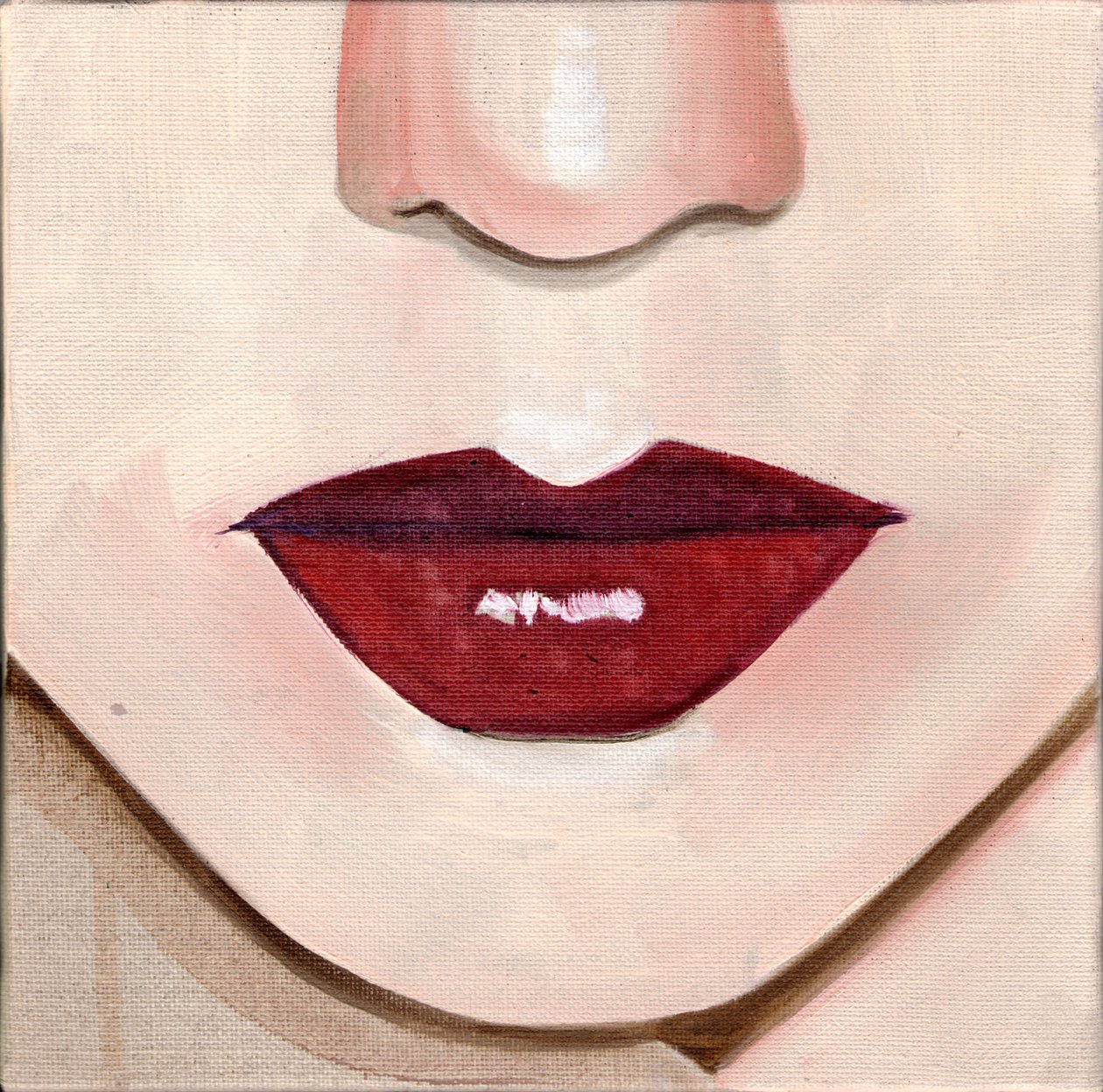 Maquillage 7, 2013（キャンバスに油彩） 作： キャシー・ロマックス