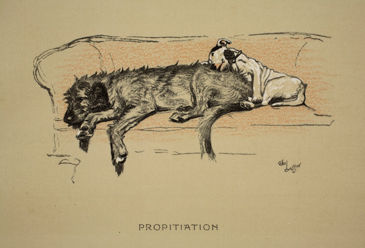 売春、1930年、「眠るパートナー」の第1版、アルディン、セシルチャールズウィンザー（1870-1935）、エアとSpottiswoode Limited、チョークとチャコールが紙に出版 作： セシル・チャールズ・ウィンザー・アルディン