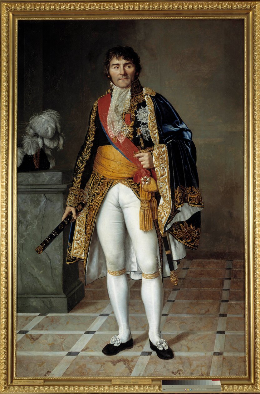 Portrait en pied du Marechal Francois Joseph Lefebvre (1755-1820) Duke of Dantzig, Marechal d