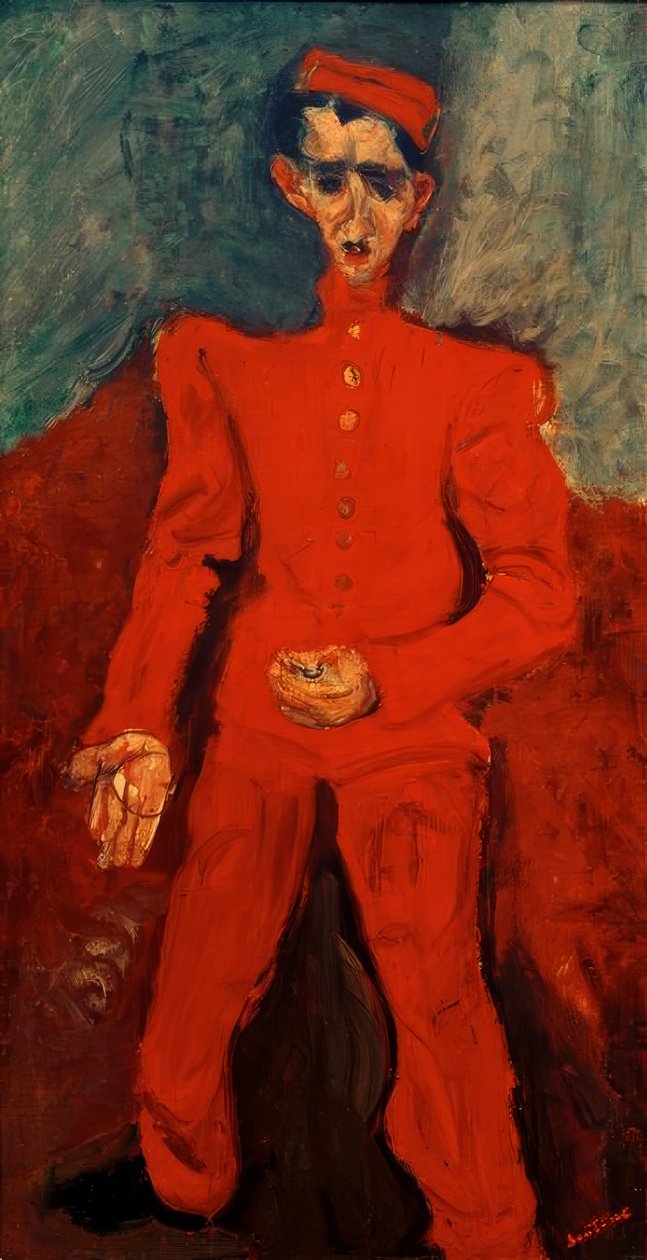 Ch。 Soutine、Page im Maxim&39;s 作： Chaim Soutine