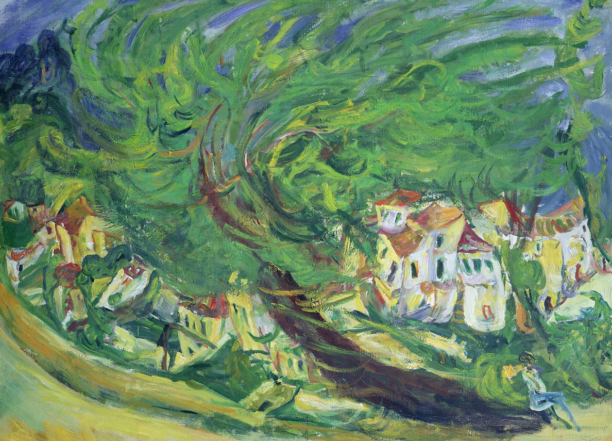 倒れた木、1922年頃 作： Chaim Soutine