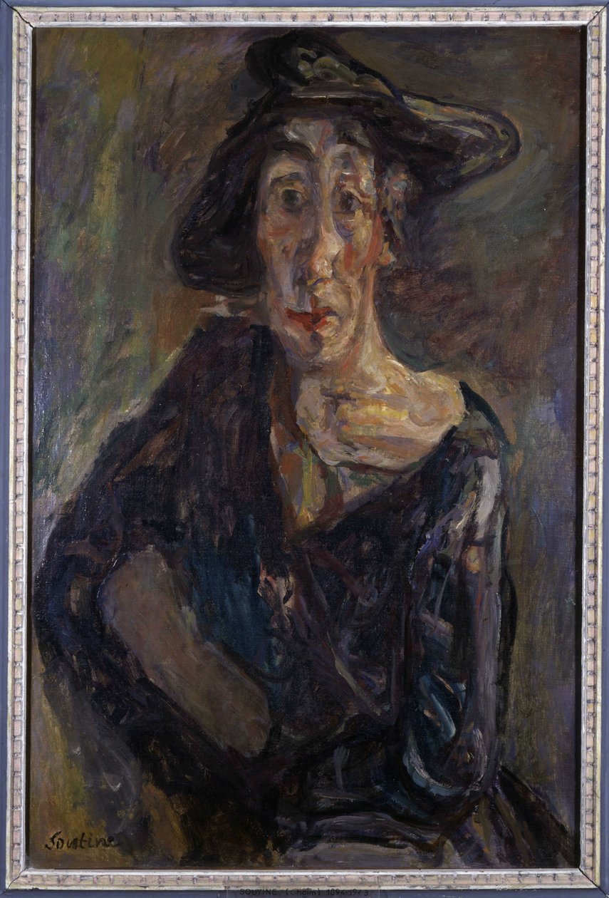リトアニア出身のフランス人画家、チャイム・スーティン（1893-1943）のデシャンス。表0,80×0,54cm。アヴィニョン、カルヴェ美術館 作： Chaim Soutine