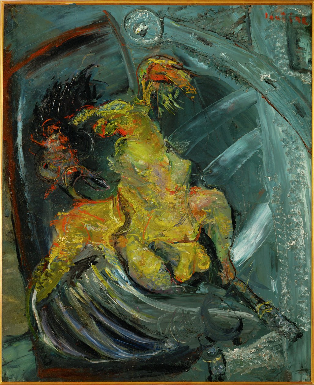 七面鳥の首吊り 1925年頃 キャンバスに描かれた絵 作： Chaim Soutine