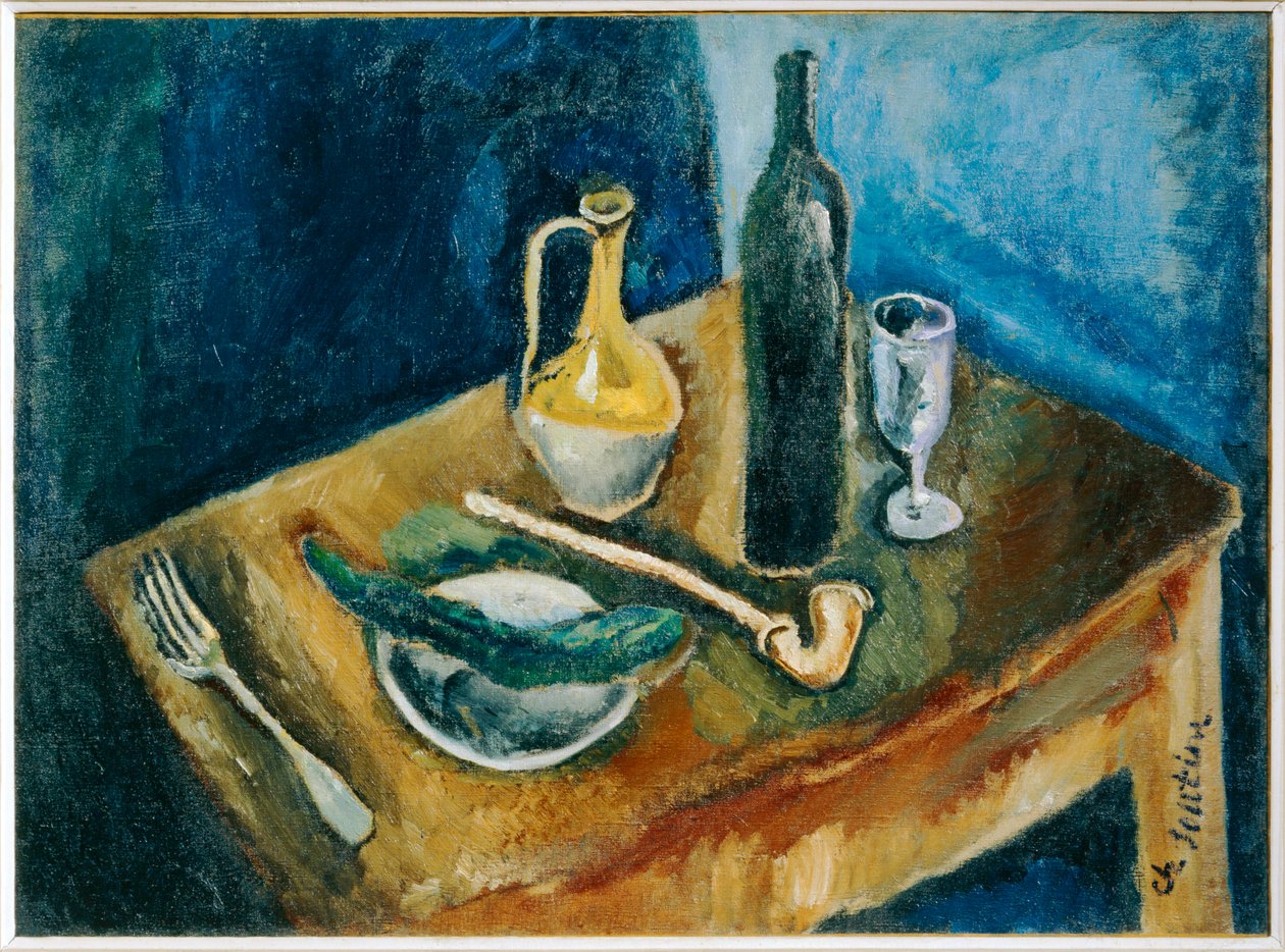 パイプのある静物 - パイプのある静物 MNPL ... 作： Chaim Soutine