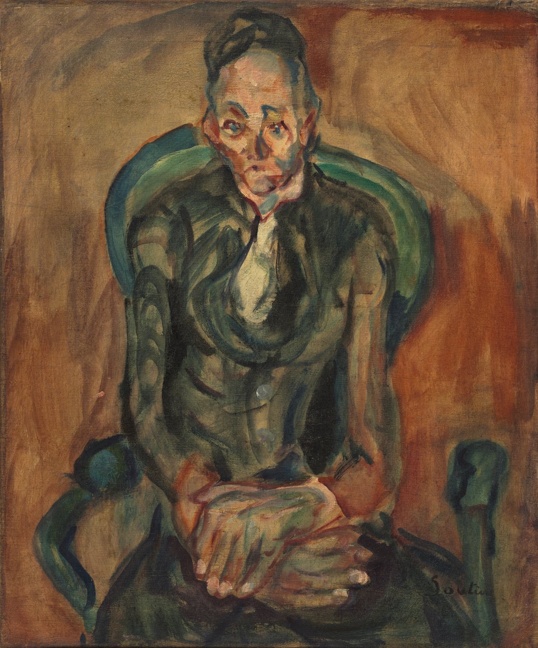 Alte Frau 作： Chaim Soutine