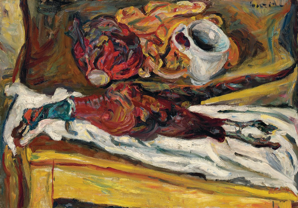 キャベツとキジ。キャベツとキジ、1926-1927 作： Chaim Soutine