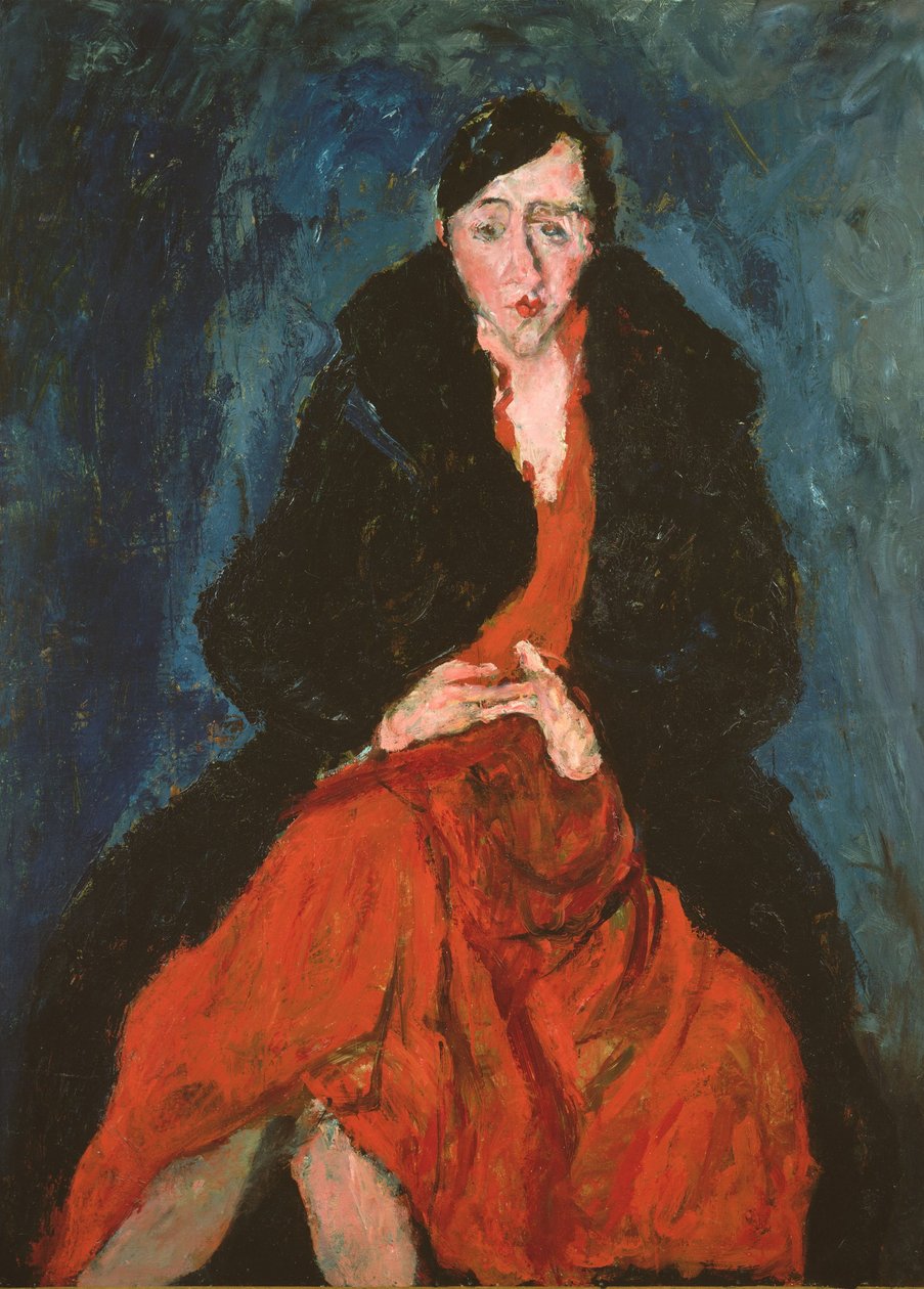 マドレーヌキャスタンの肖像、1929年頃 作： Chaim Soutine