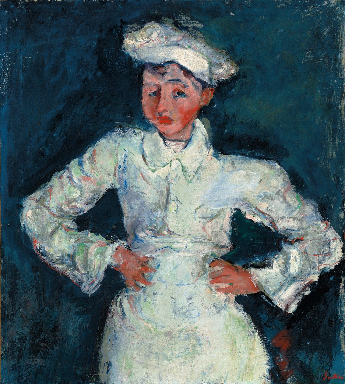 リトルペストリークック;リトルパティシエ、1927年 作： Chaim Soutine