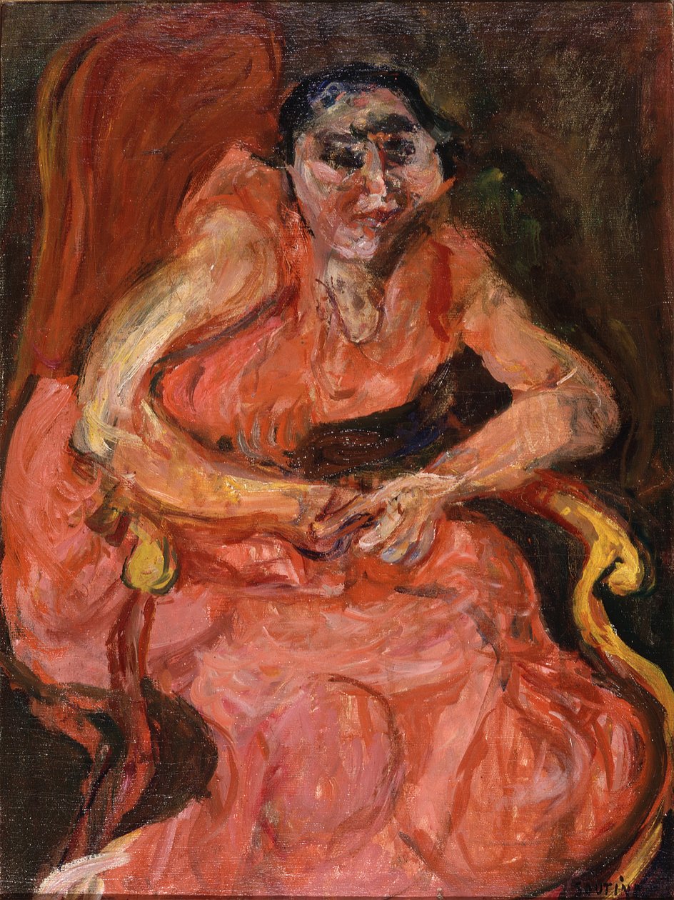 ピンクの女 1924年頃 油彩・カンヴァス 作： Chaim Soutine