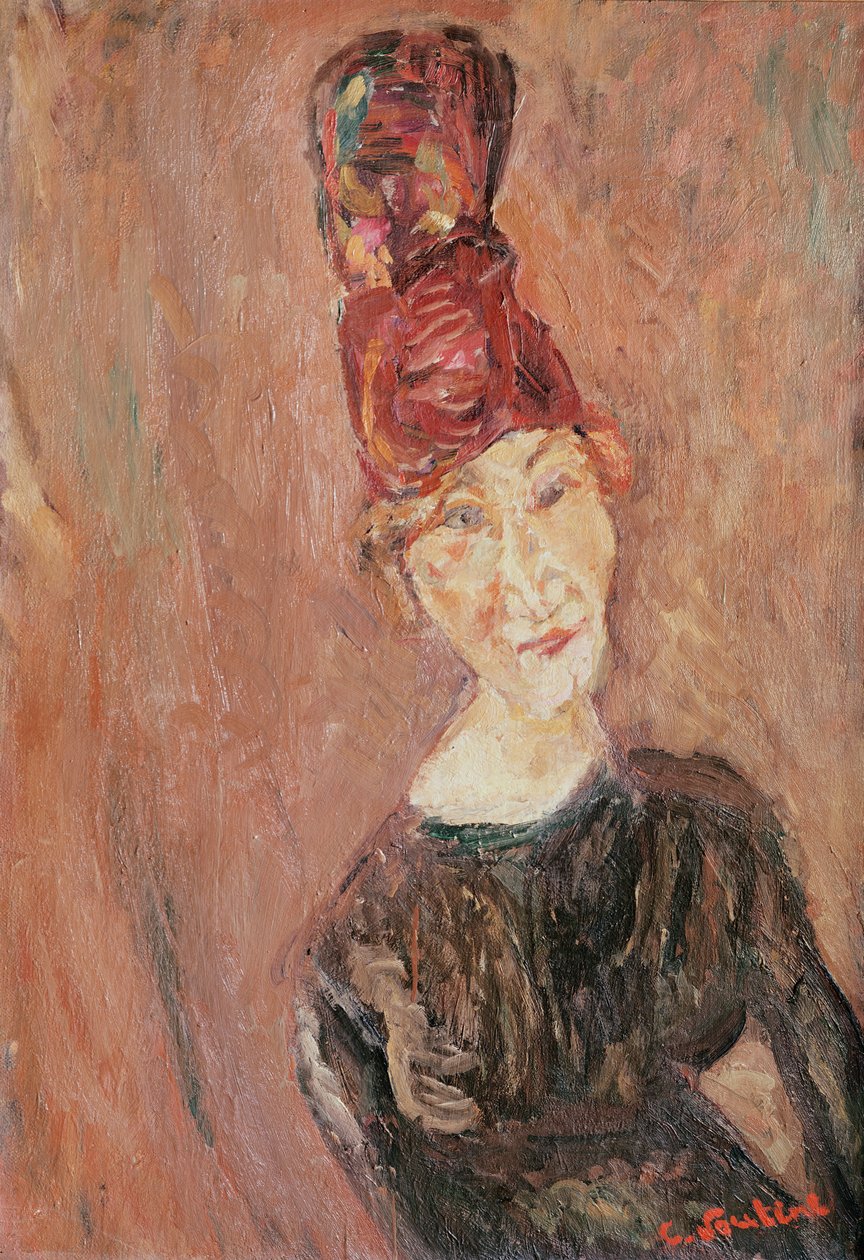 帽子の女1926 作： Chaim Soutine