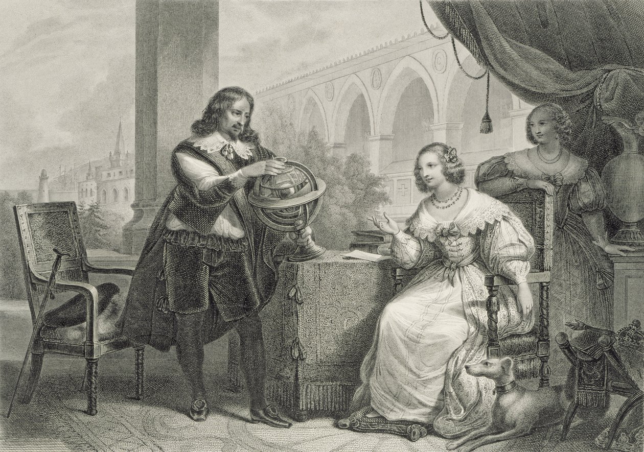 クリスティーナ（1626-89）スウェーデンの女王、ジャンデニスナルジオ（1795-p.1865）によって彫刻された一連の有名な女性 作： チャールズ・アブラハム・シャスラット