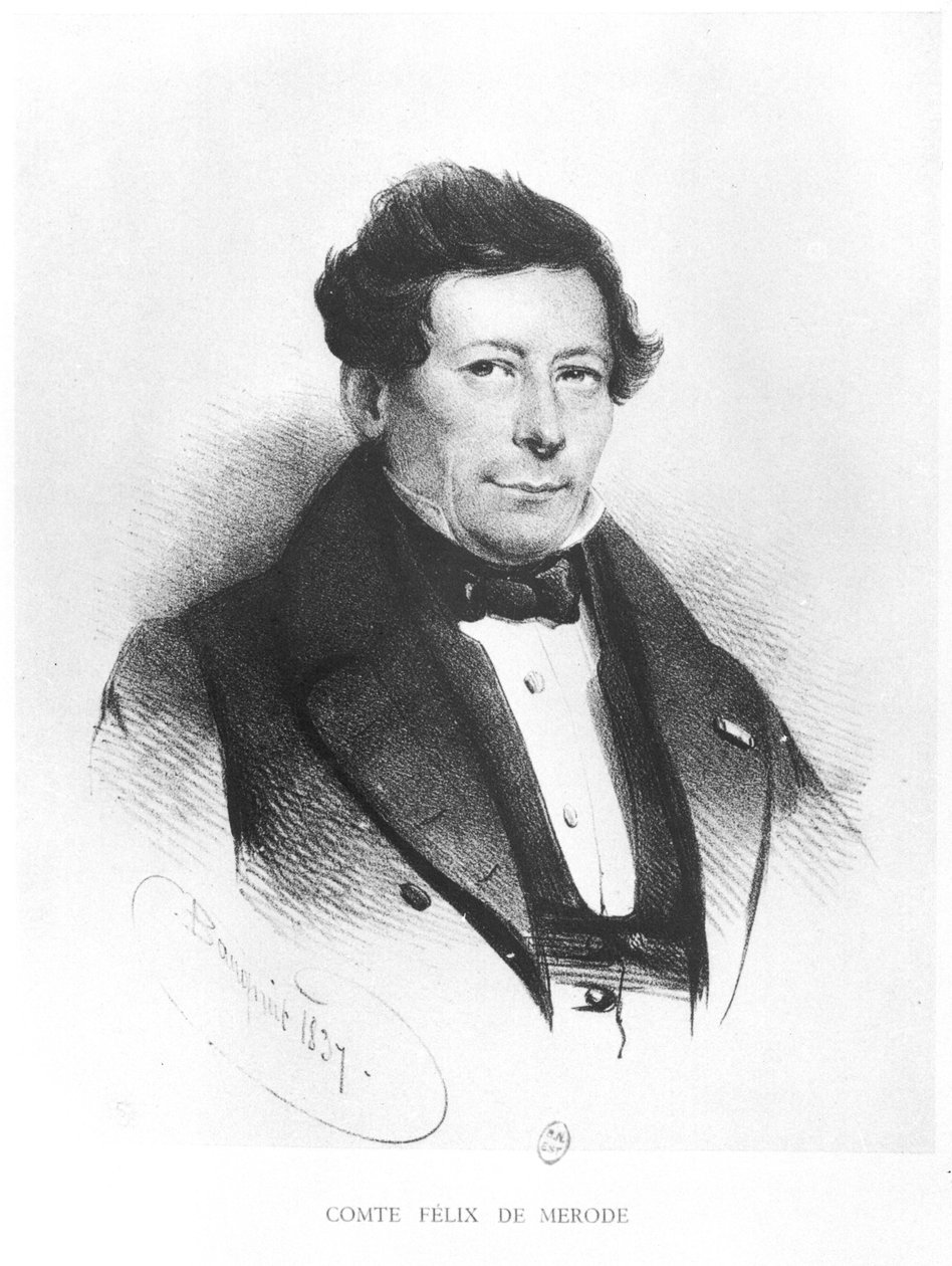 フェリックスデメローデ伯爵（1791-1857）1837 作： チャールズ・ボーニエ