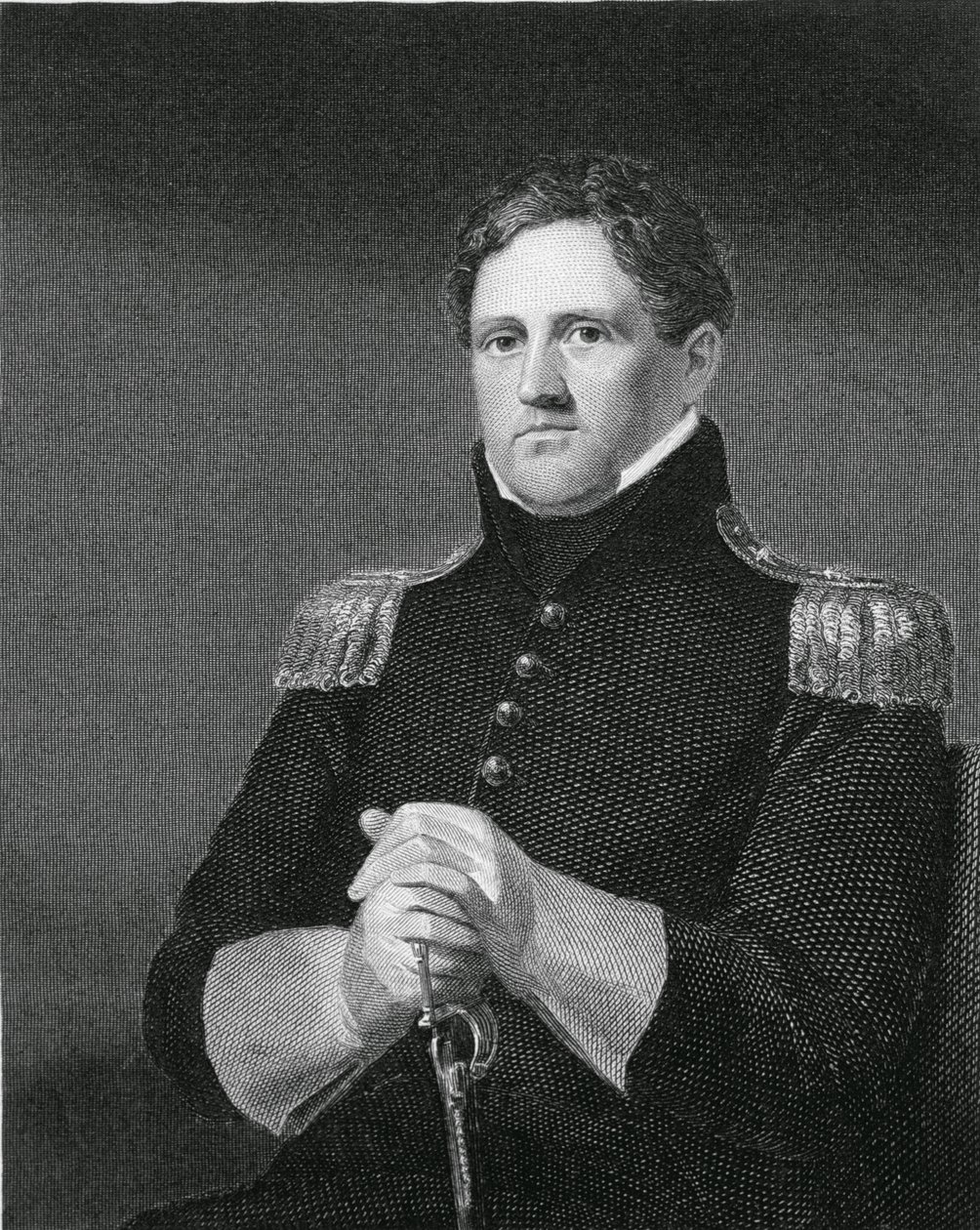 ウィリアムG.アームストロング（1823-90）によって刻まれたウィンフィールドスコット少将（1786-1866） 作： チャールズクロムウェルインガム