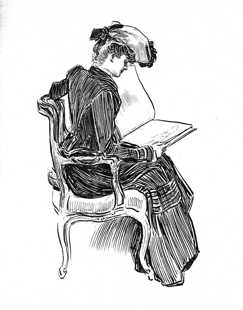 ギブソンの少女、1902年頃 作： チャールズダナギブソン