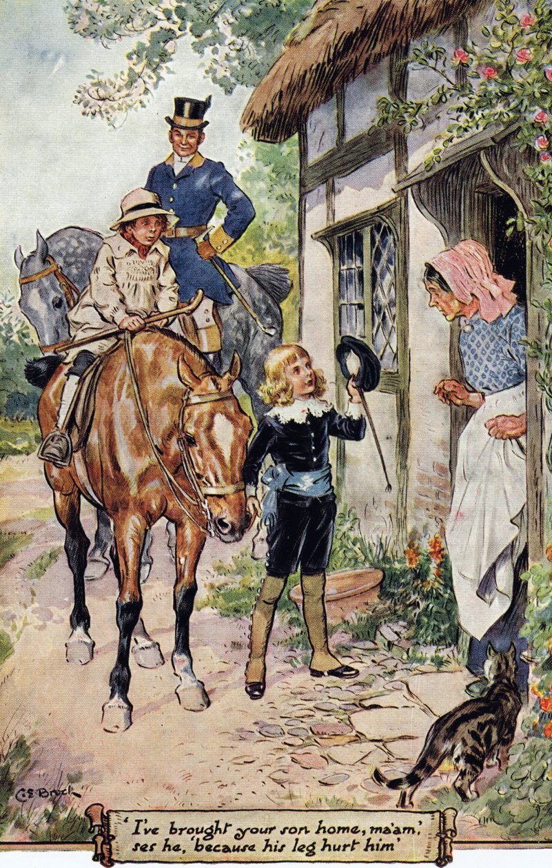 「私はあなたの息子のホム・マアムを連れてきました」、1936 作： チャールズ・エドモンド・ブロック