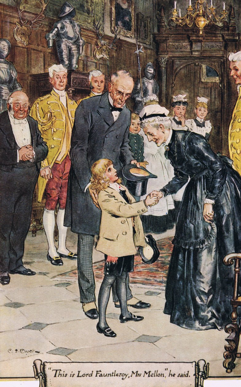 「これはファウントレロイ卿、メロン夫人」、1936年 作： チャールズ・エドモンド・ブロック