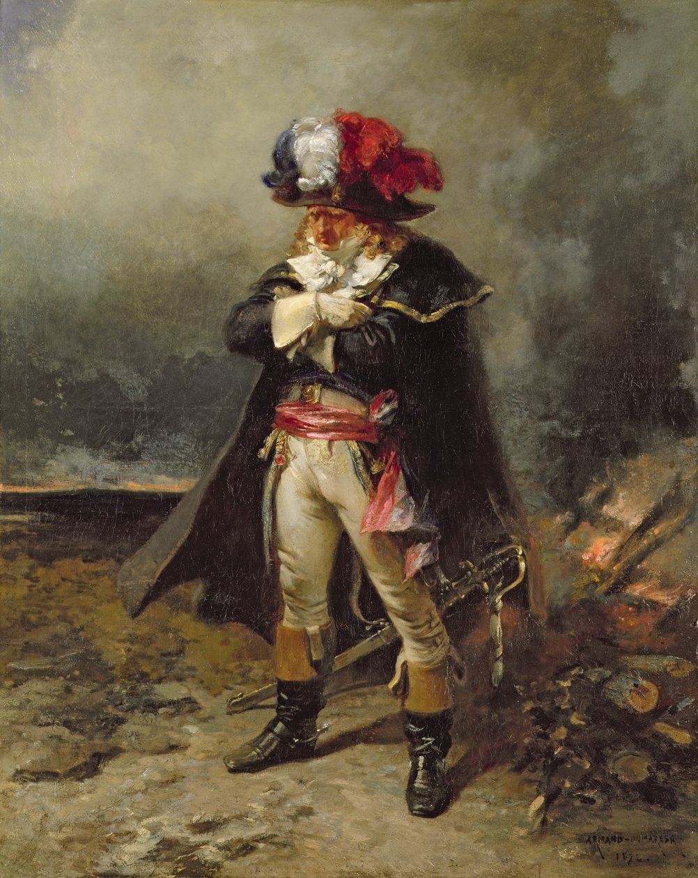 ラザールカルノーと推定される肖像画（1753-1823）1872 作： チャールズ・エドゥアール・アルマン・デュマレスク