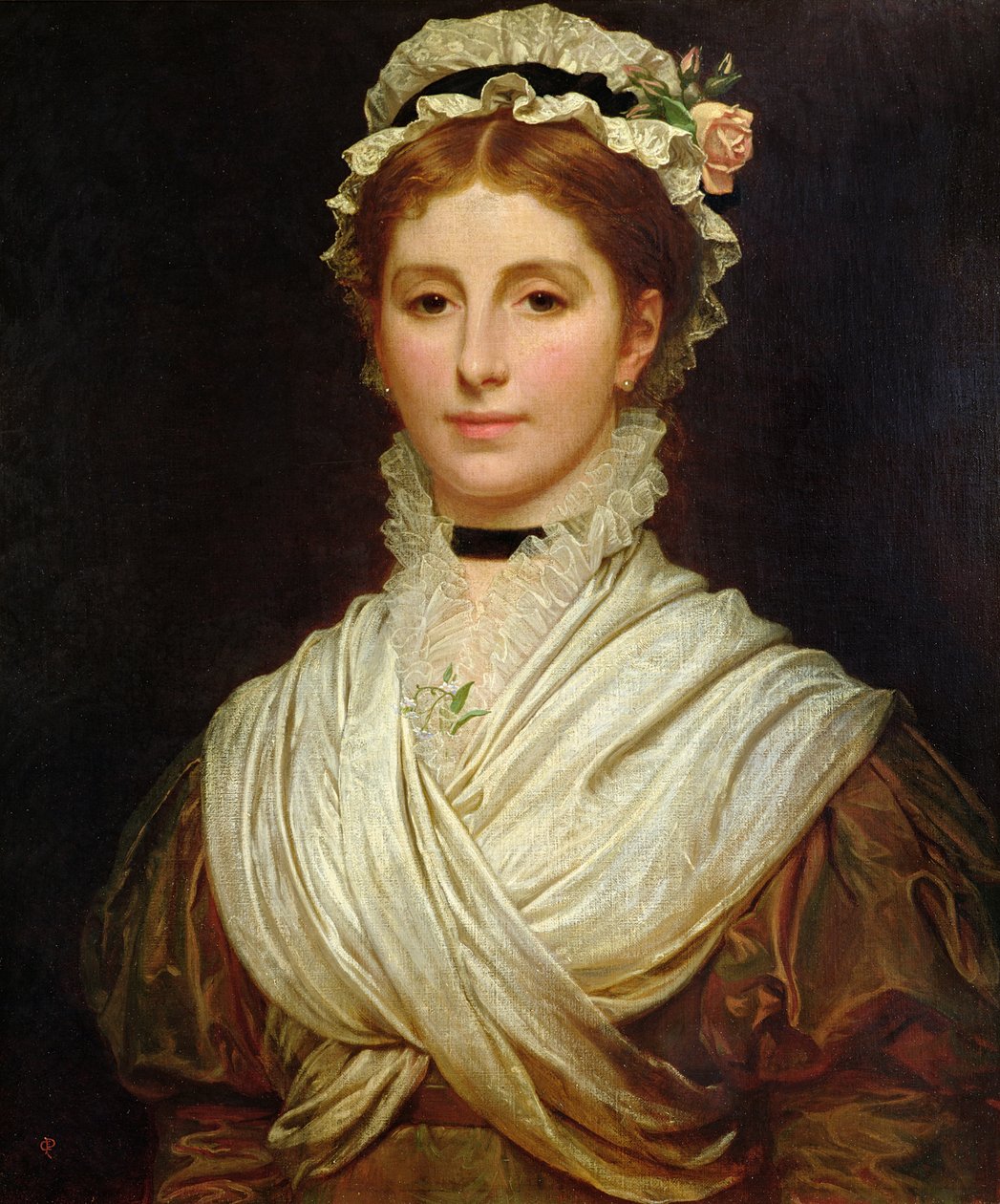 彼女の夫によるケイティ・ペルジーニの肖像、1873-75 作： チャールズ・エドワード・ペルジーニ