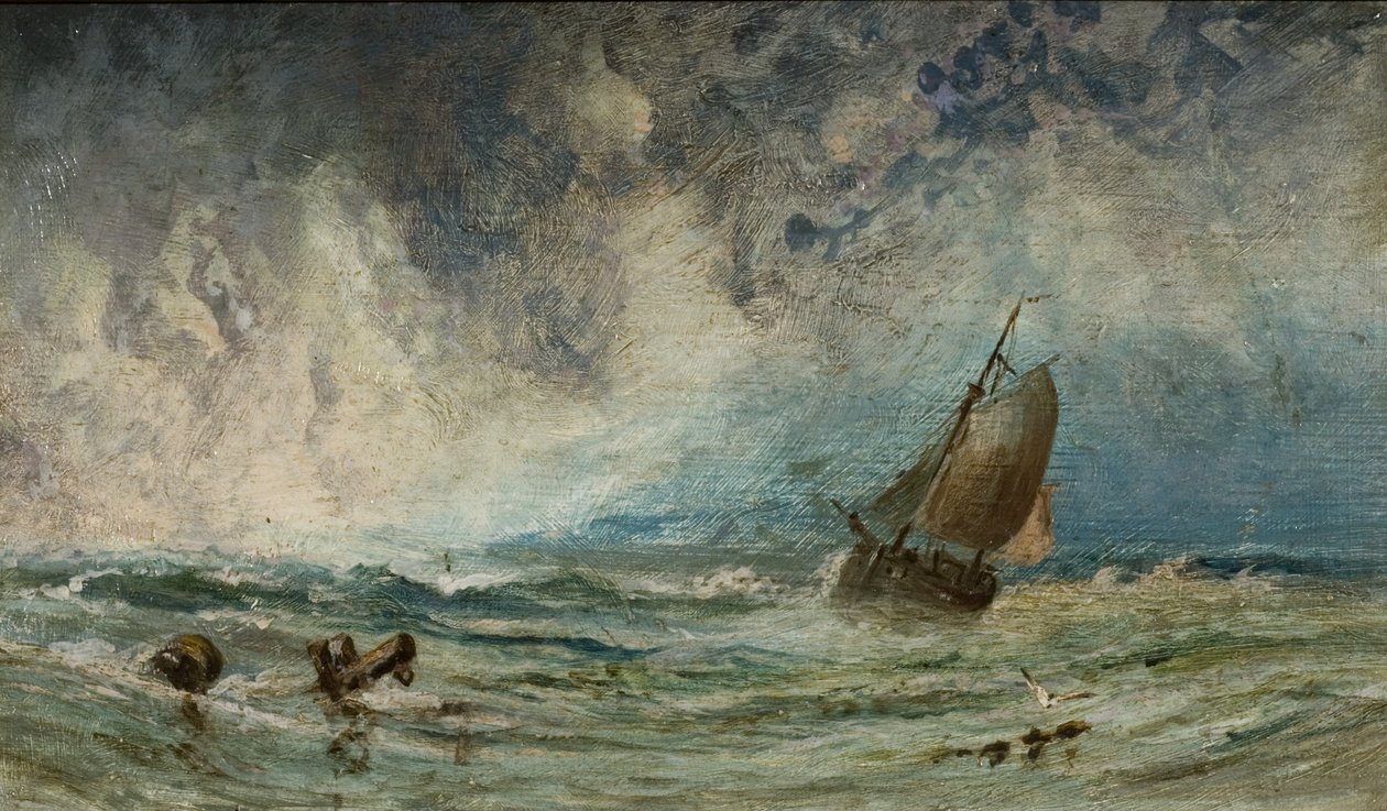 船と海の風景 作： チャールズ・ジョージ