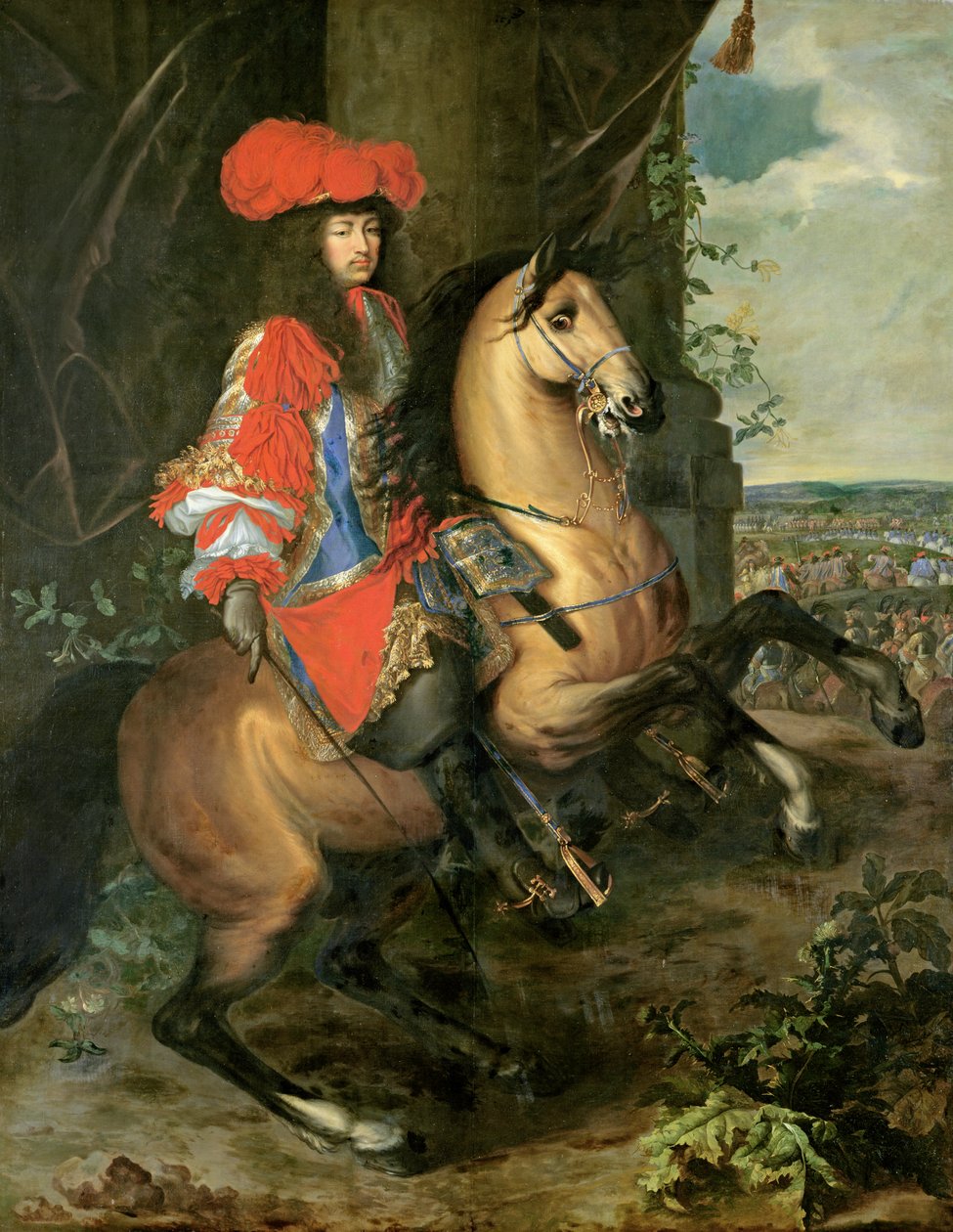 ルイ14世の乗馬の肖像（1638〜1715年） 作： チャールズ・ル・ブラン