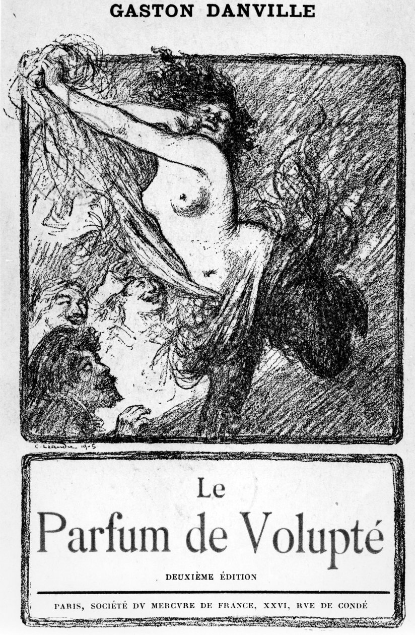 Gastron Danvilleによる「Le Parfum deVolupté」のカバー、1905年に発行された第2版 作： チャールズ・ランドレ