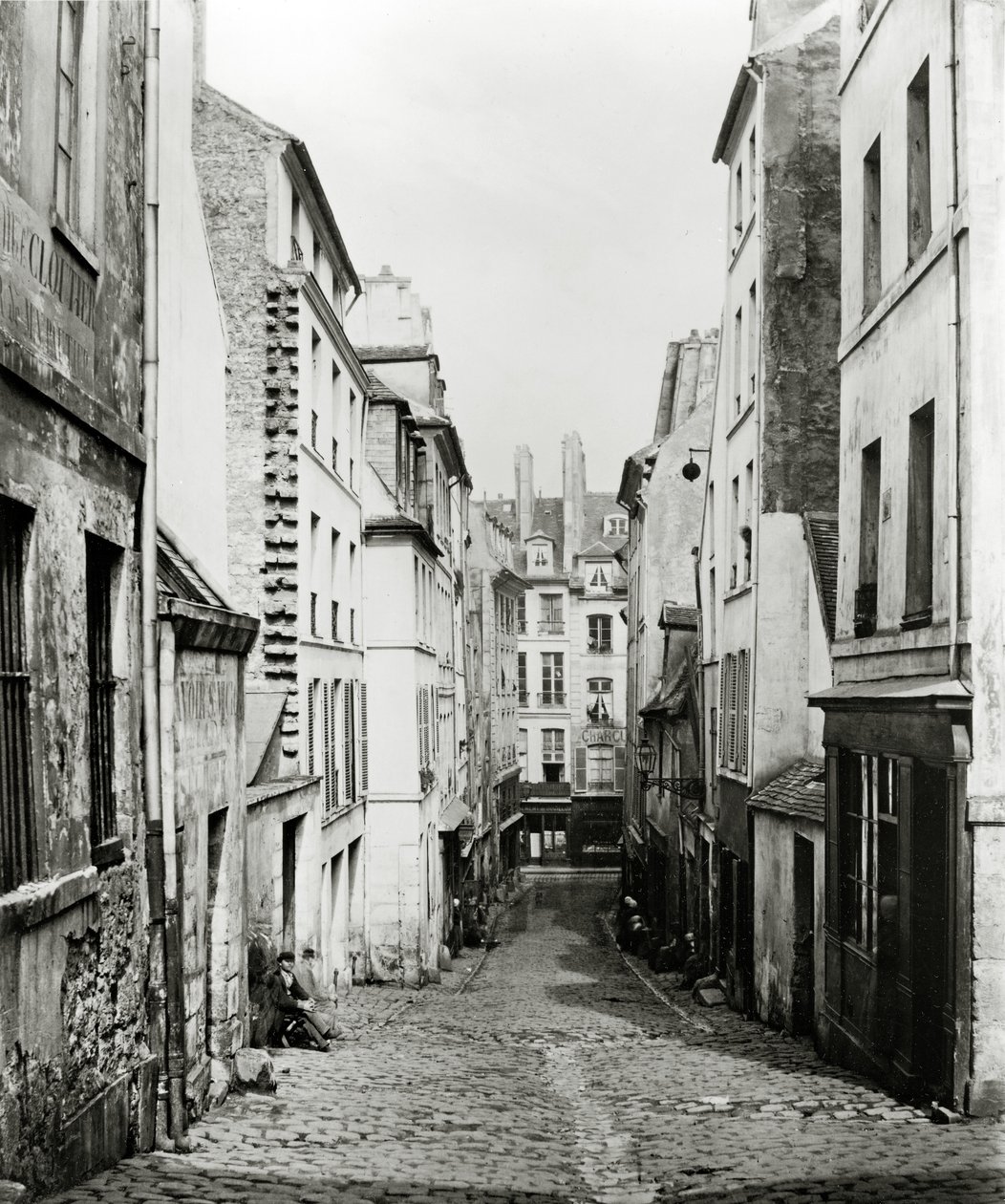Rue du Bon-Puits、Rue Traversine、パリ、1858-78 作： チャールズ・マーヴィル