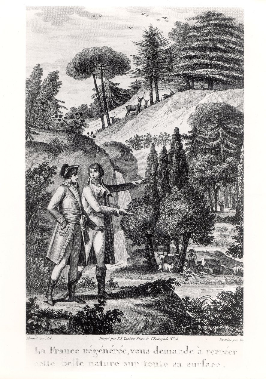 ナポレオンボナパルト（1769-1821）とフランスの森、1801 作： チャールズ・モネ