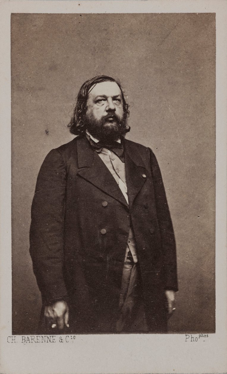 詩人Théophile Gautier（1811-1872）の肖像 1872年 作： CharlesAmédéeBarenne