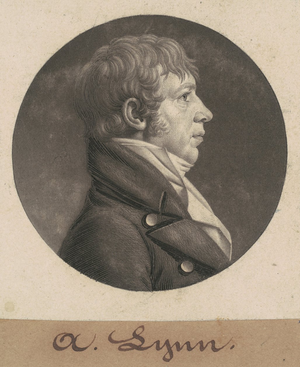 アダム・リン 作： Charles BJ Fevret de Saint Memin