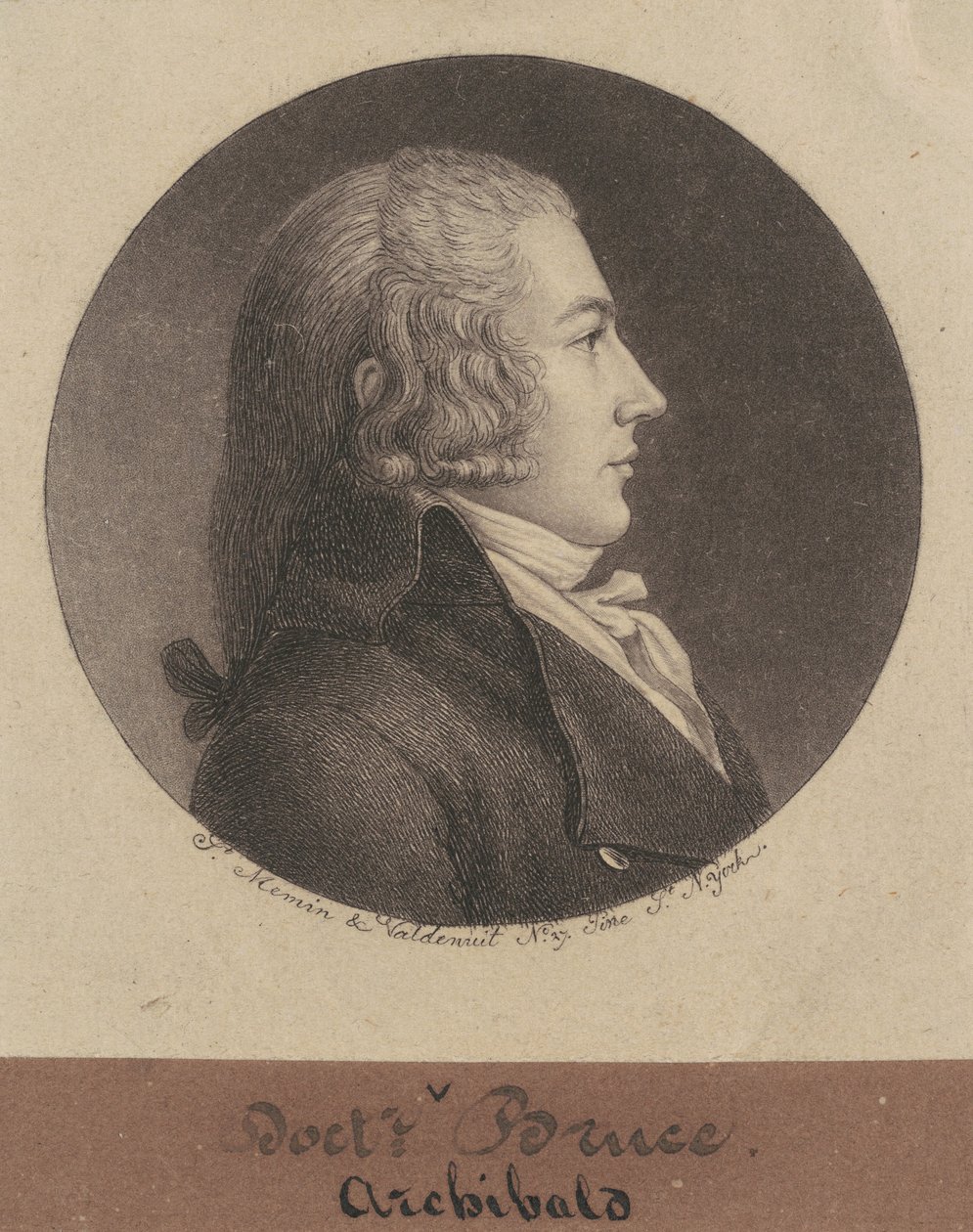 アーチボルド・ブルース 作： Charles BJ Fevret de Saint Memin