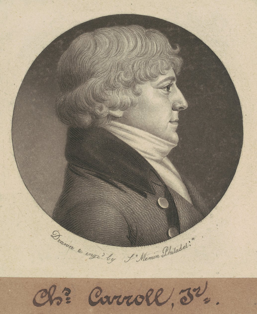 チャールズ・キャロル・ジュニア 作： Charles BJ Fevret de Saint Memin