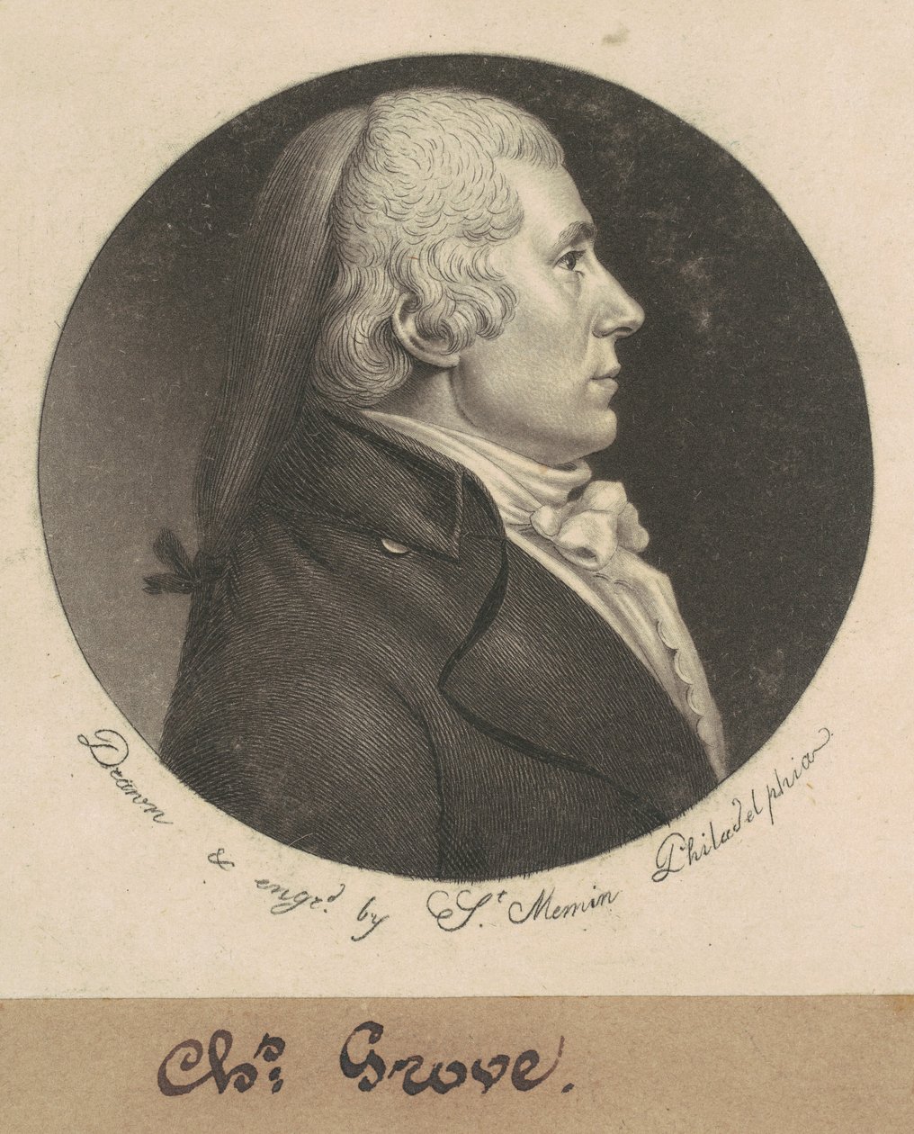 チャールズ・グローブ 作： Charles BJ Fevret de Saint Memin