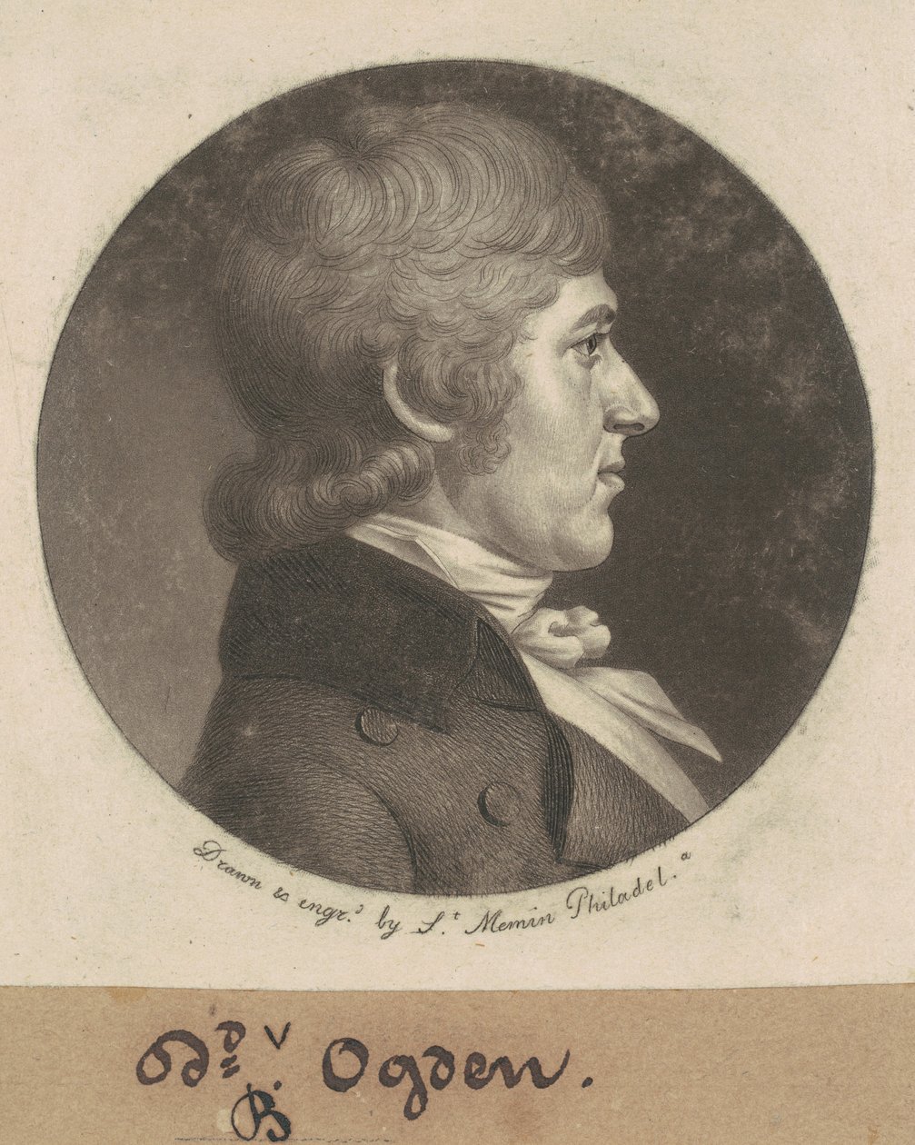 デビッド・ベアード・オグデン 作： Charles BJ Fevret de Saint Memin