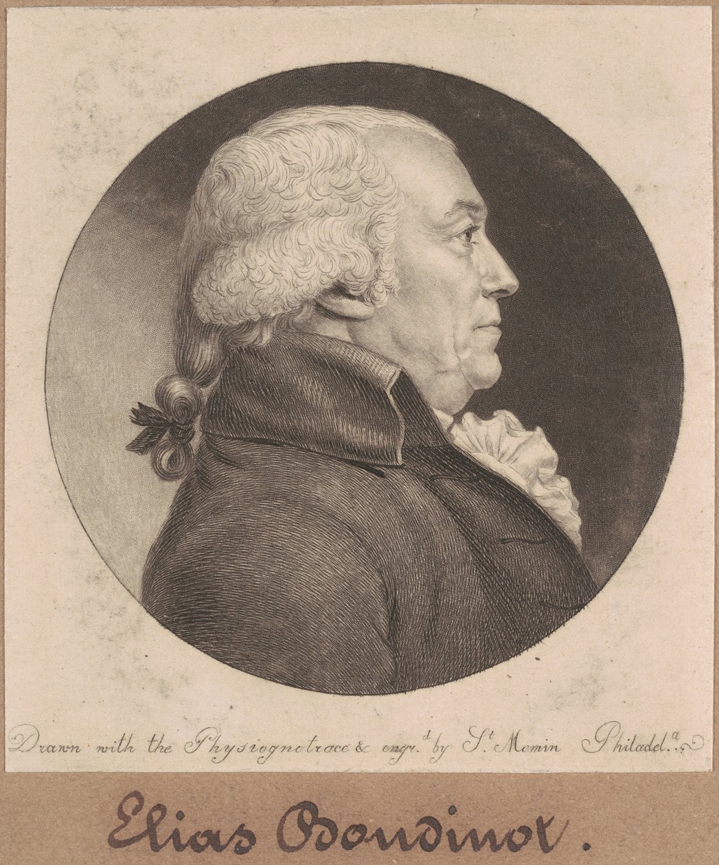 エリアス・ブディノ 作： Charles BJ Fevret de Saint Memin