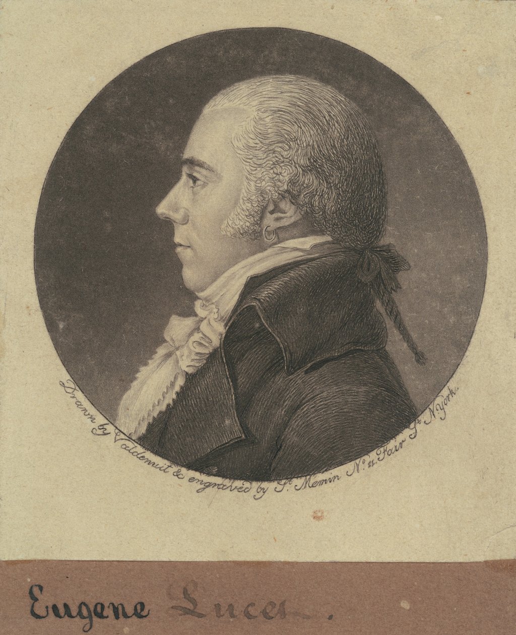 ユージーン・ルセット 作： Charles BJ Fevret de Saint Memin