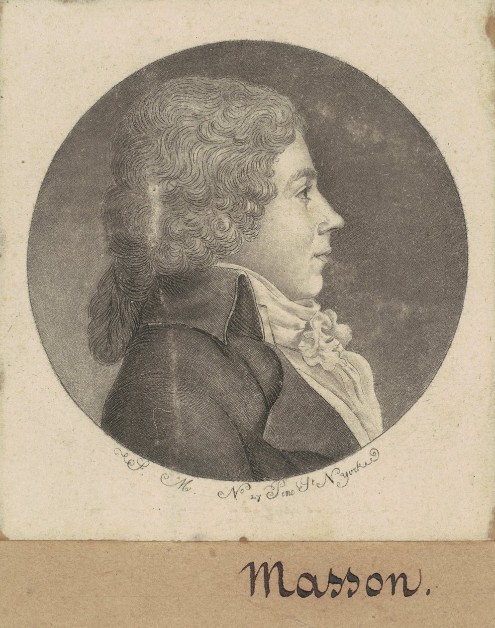 フランソワ・デシレ・マッソン 作： Charles BJ Fevret de Saint Memin