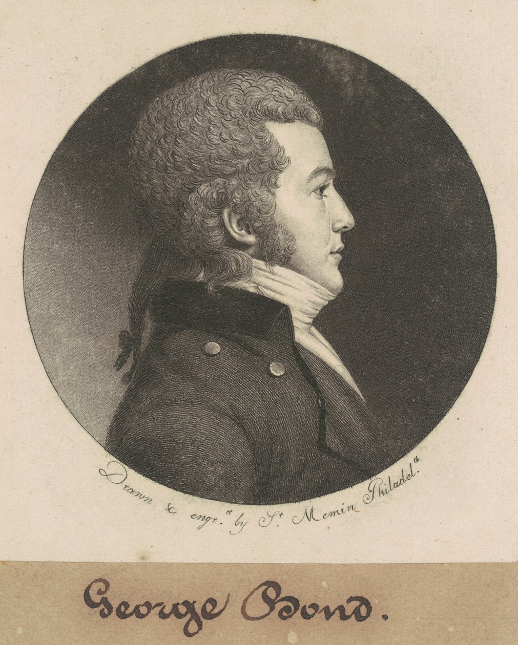 ジョージ・ボンド 作： Charles BJ Fevret de Saint Memin