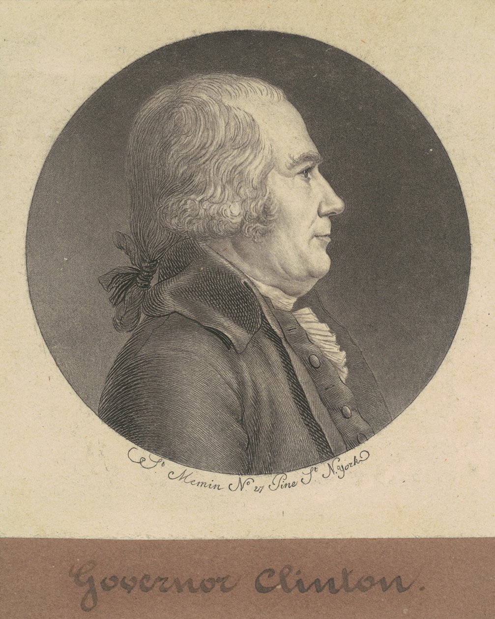 ジョージ・クリントン 作： Charles BJ Fevret de Saint Memin