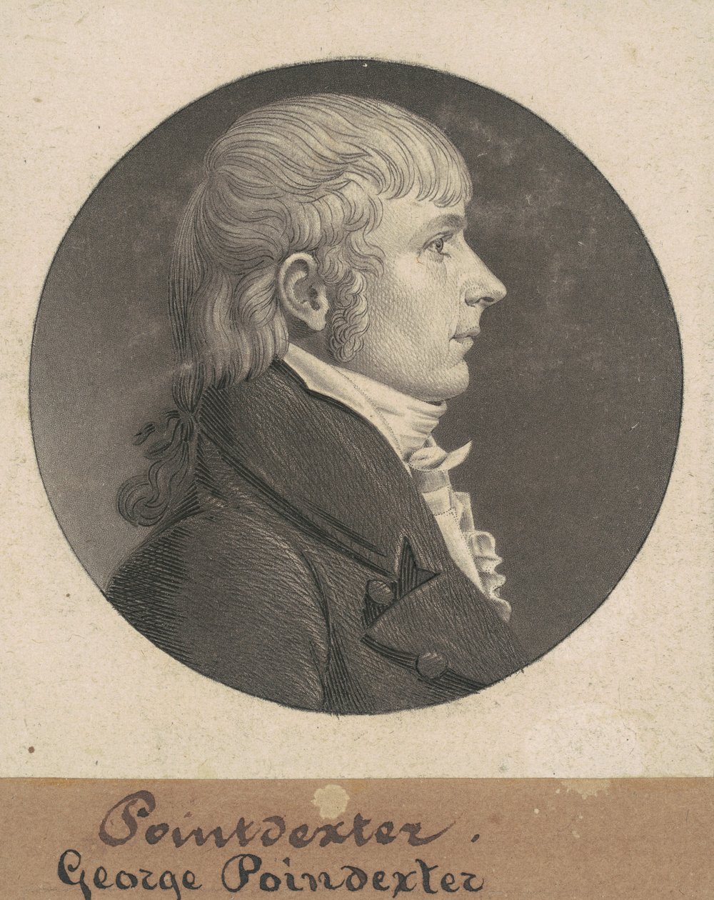 ジョージ・ポインデクスター 作： Charles BJ Fevret de Saint Memin