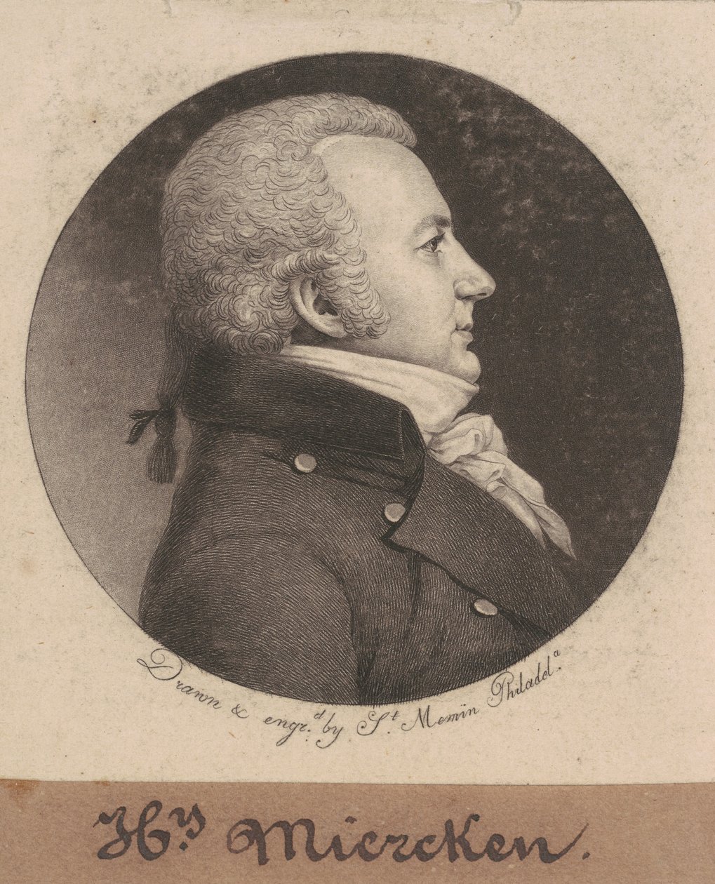 ヘンリー・マーケン 作： Charles BJ Fevret de Saint Memin