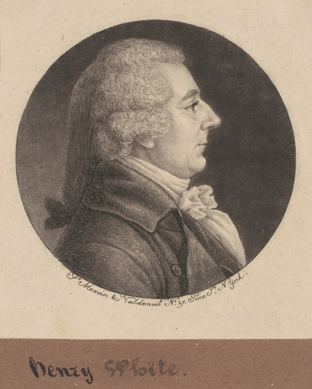 ヘンリー・ホワイト 作： Charles BJ Fevret de Saint Memin