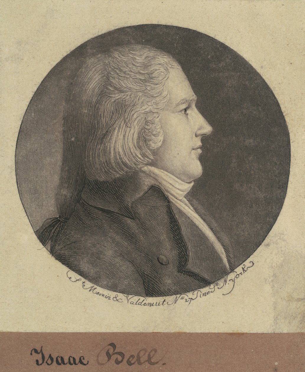 アイザック・ベル 作： Charles BJ Fevret de Saint Memin