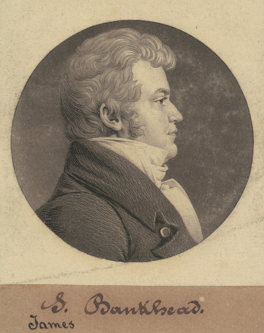 ジェームズ・バンクヘッド 作： Charles BJ Fevret de Saint Memin
