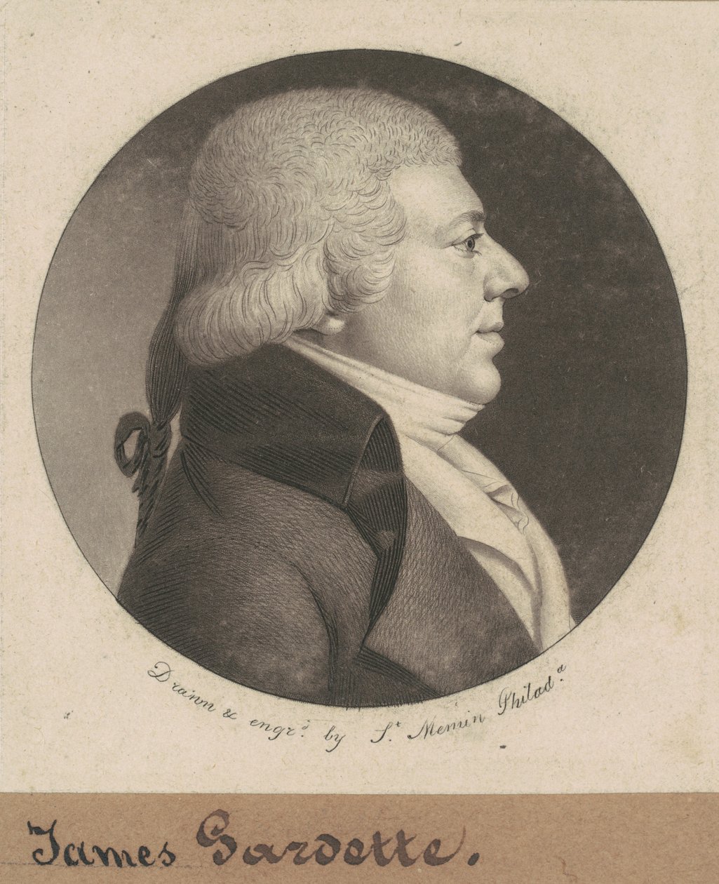 ジェームズ・ガーデット 作： Charles BJ Fevret de Saint Memin