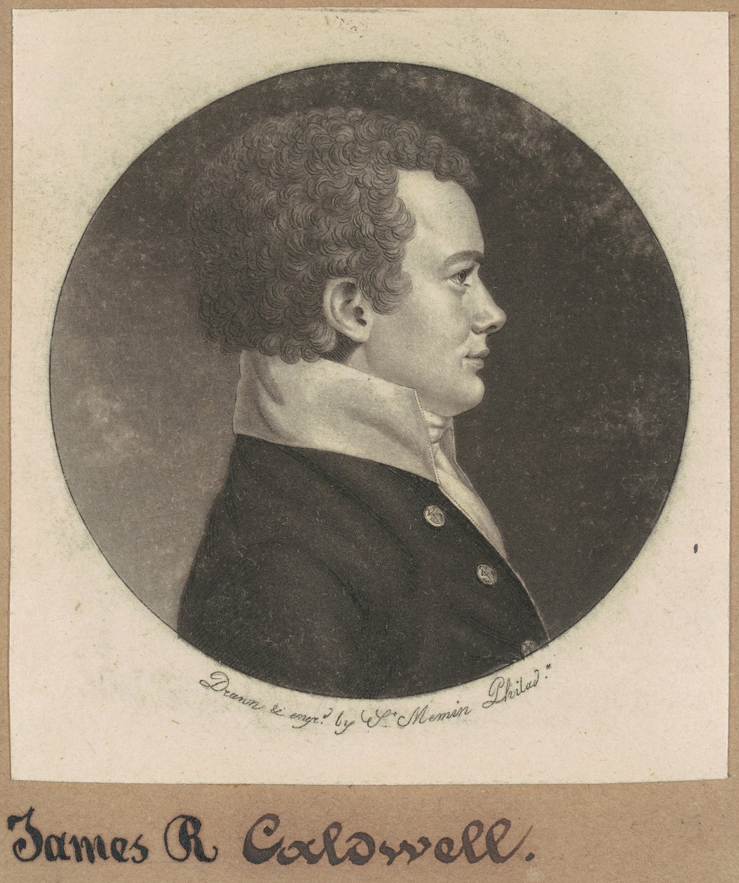 ジェームズ・R・コールドウェル 作： Charles BJ Fevret de Saint Memin